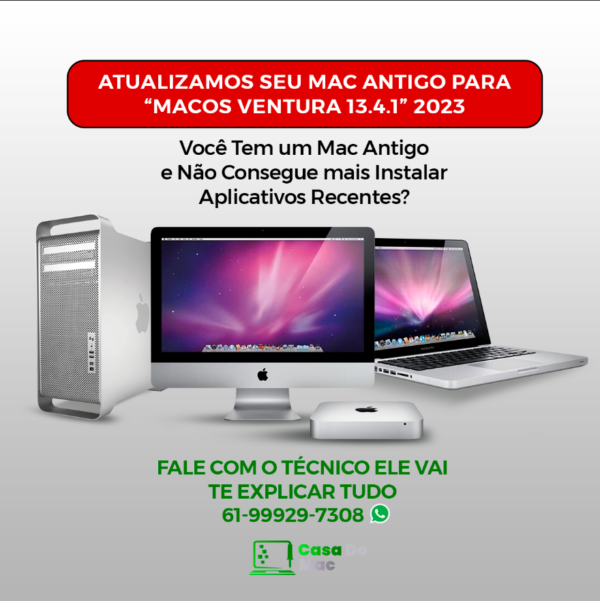 atualizaçao seu mac