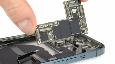 Reparo de placa do iphone e mac